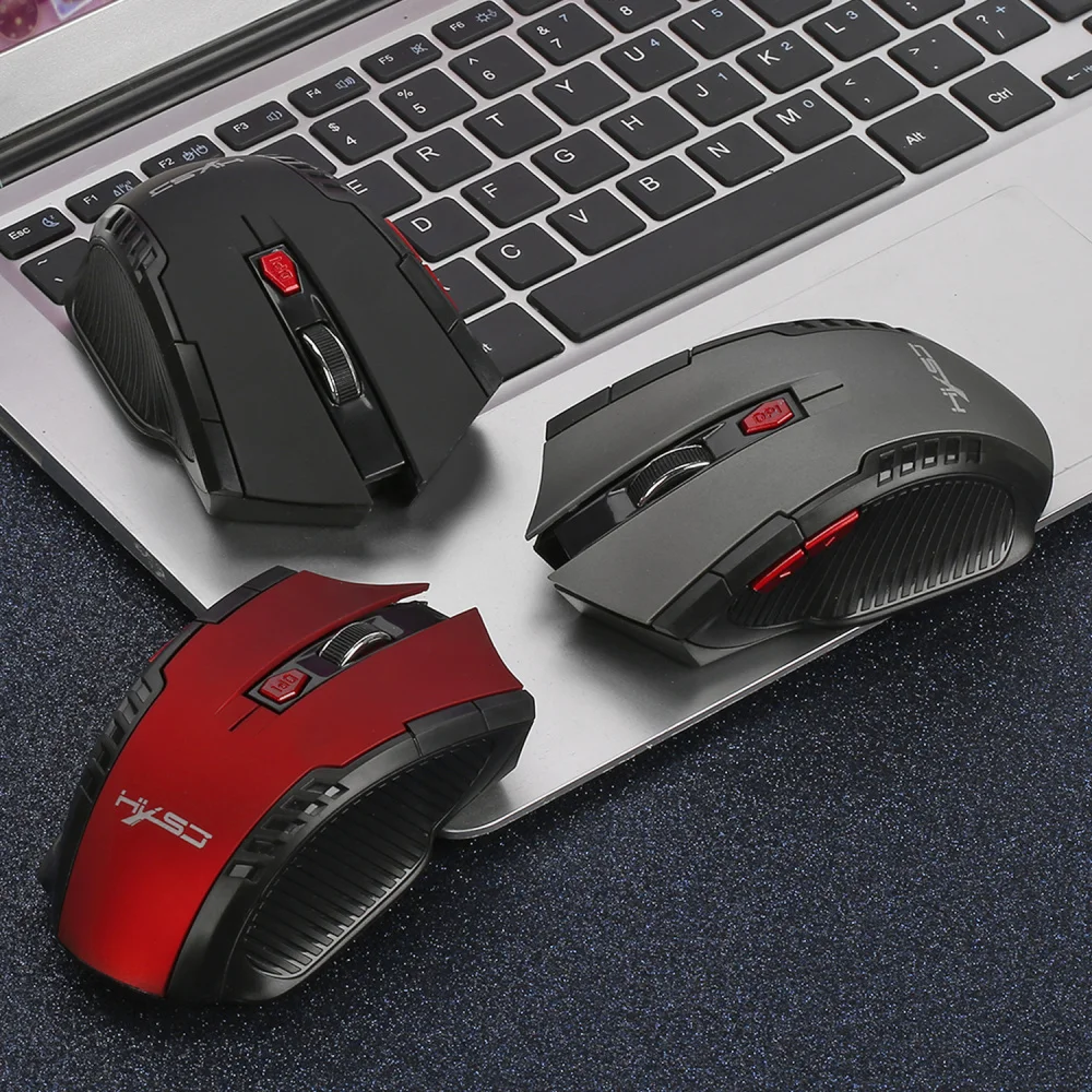 X20 2.4G Wireless Mouse 6 Buttons Optical Mouse Adjustable 2400DPI Wireless Gaming Mouse Gamer Mouse PC Mice for Computer Laptop