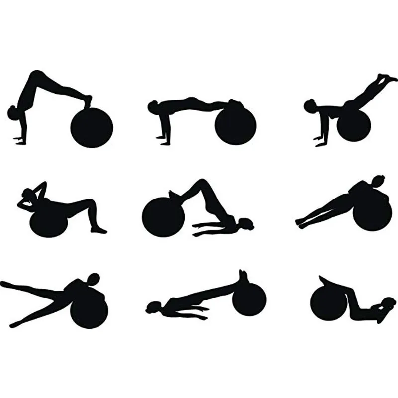 Fitness Yoga Balls 55cm 65cm Body Building Balance Sports Entertainment Exercise Ball Bola Pilates Workout Massage Gym Office Home (5)
