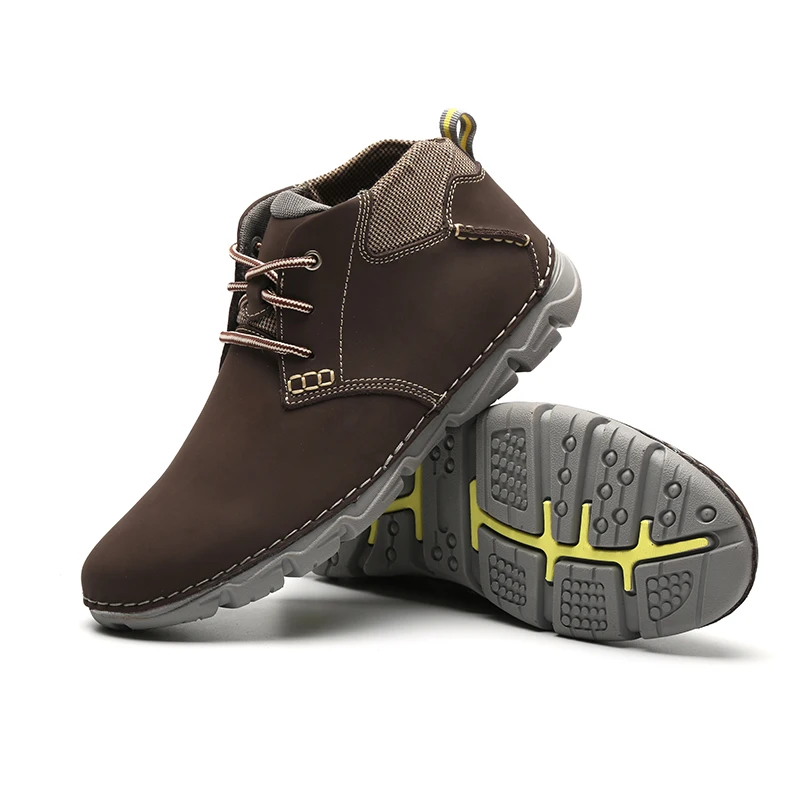 British Fashion Men/'s vintage ankle boot chukka Lace Up leather shoes sneaker sz