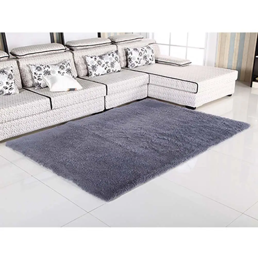 845 34 De Réductionnouveau Tapis Moelleux Tapis Anti Dérapage Tapis De Salle à Manger Tapis De Sol Tapis Gris Tapis Shaggy Tapis Shag Apj In Tapis
