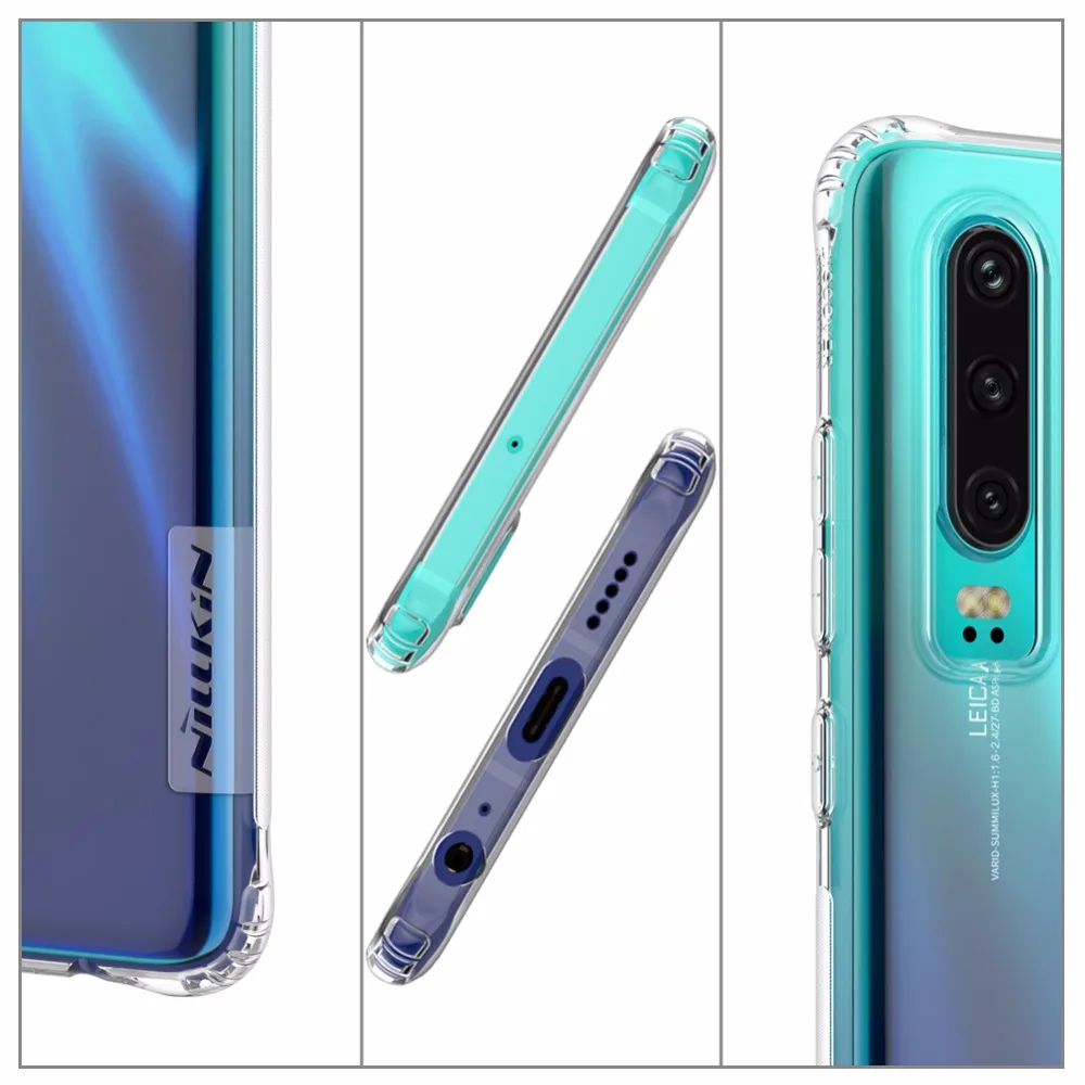 Прозрачный чехол для huawei P30 NILLKIN натуральный ТПУ, прозрачный мягкий чехол-накладка силиконовый чехол для huawei P30