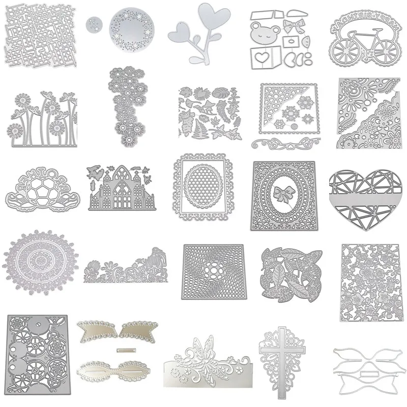 

Metal Cutting Dies Stencil DIY Scrapbooking Album Stamp Paper Card Embossing Crafts Decor