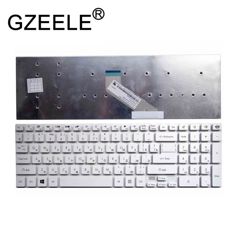 GZEELE Клавиатура для ноутбука acer MP-10K26W0-6981 MP-10K26X0-6981 MP-10K26Y0-6981 MP-10K26Z0-6981 MP-10K33SU-5281W Русский Макет