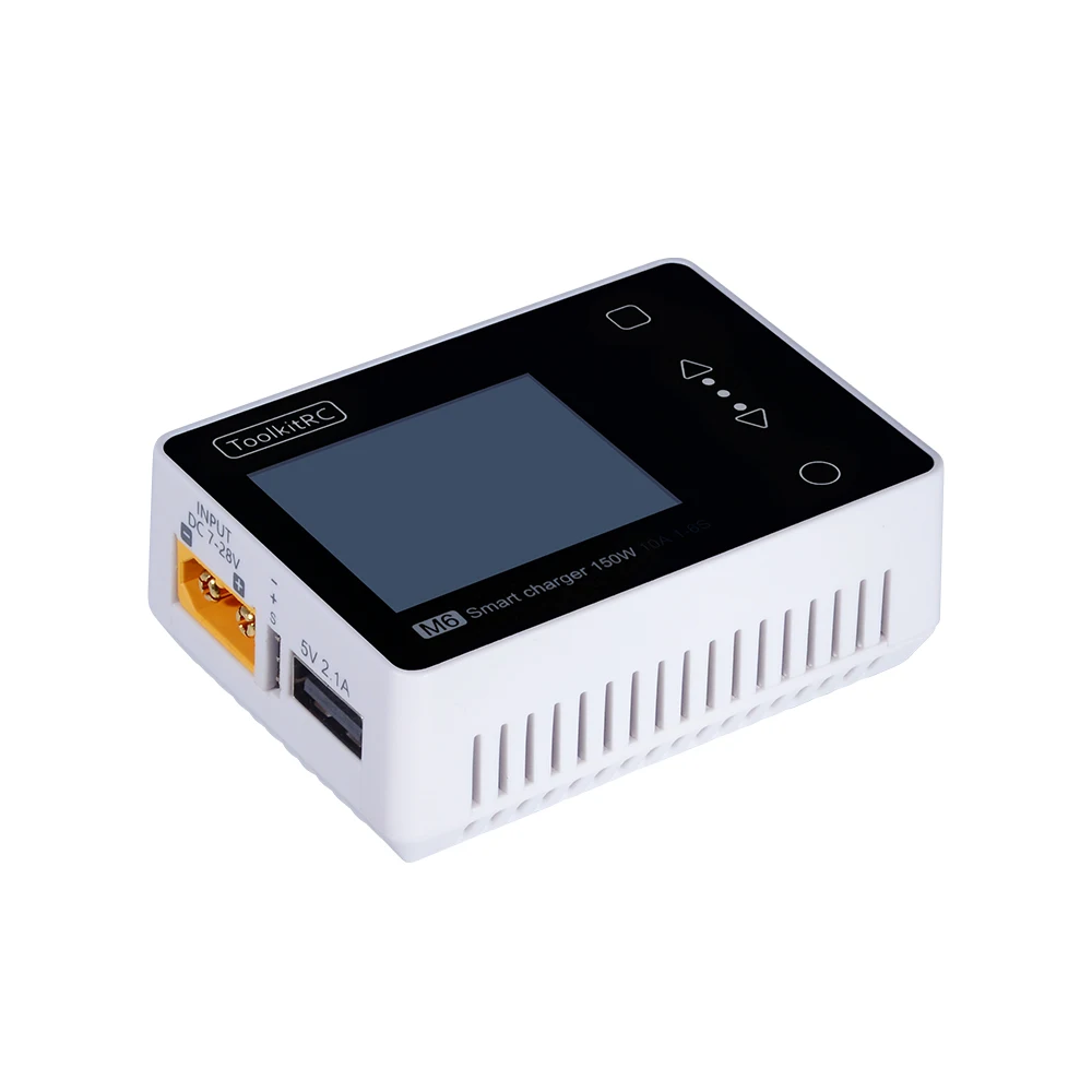Смарт-зарядное устройство toolkirc M6 150 Вт 10 А ЖК-дисплей 2-6S Lipo баланс зарядное тестер