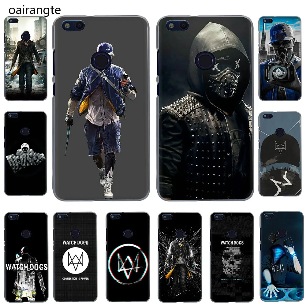 

Watch Dogs Hard Phone Case for Huawei Honor 20 Play 6 7 8 A C Pro 7C 5.99in 7 9 10 X Lite