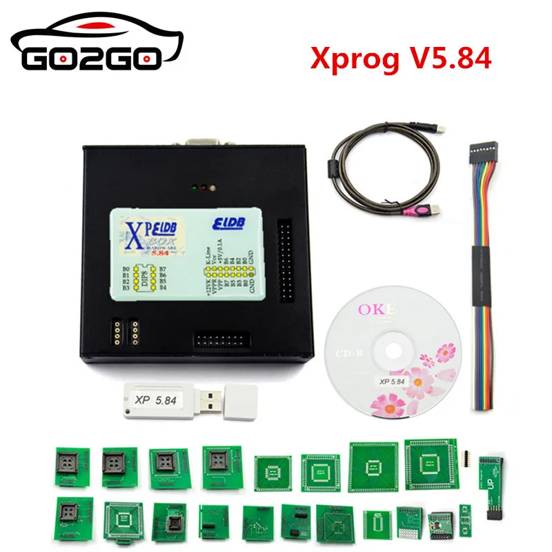 

Hot Sale 2018 Latest Version X-PROG Box ECU Programmer XPROG M V5.84 with USB Dongle X Prog 5.84