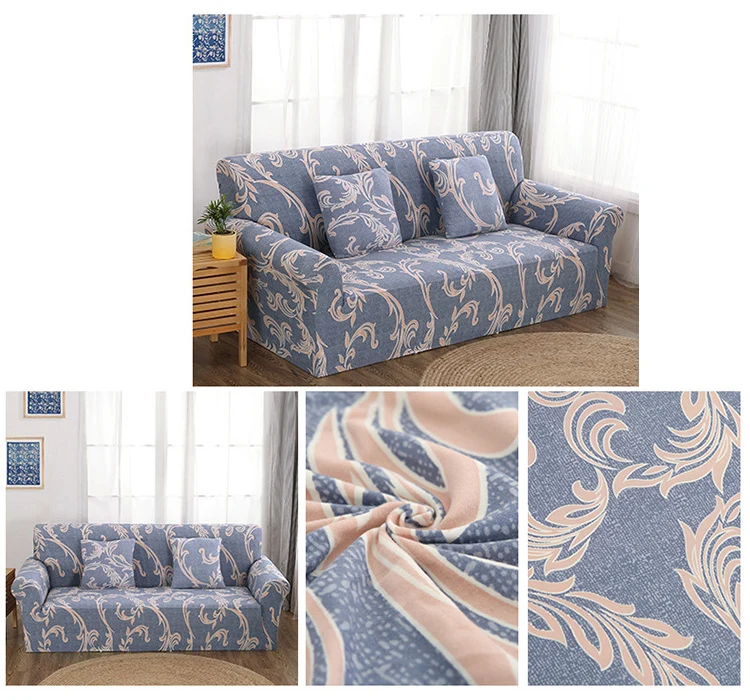 Slipcovers диван с цветочным узором, плотная накидка, все включено, нескользящая секционная эластичная цельная крышка дивана, один/два/три/Четырехместный