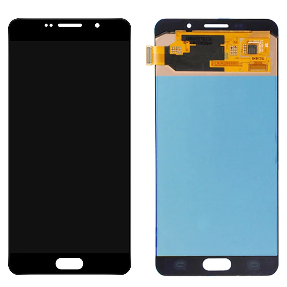 Замена датчика lcd s для Samsung Galaxy A7 A710 A710F A710M телефон lcd дисплей кодирующий преобразователь сенсорного экрана в сборе