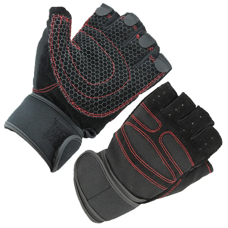 Weight lifting hand gloves half finger sport gloves luva academia punch