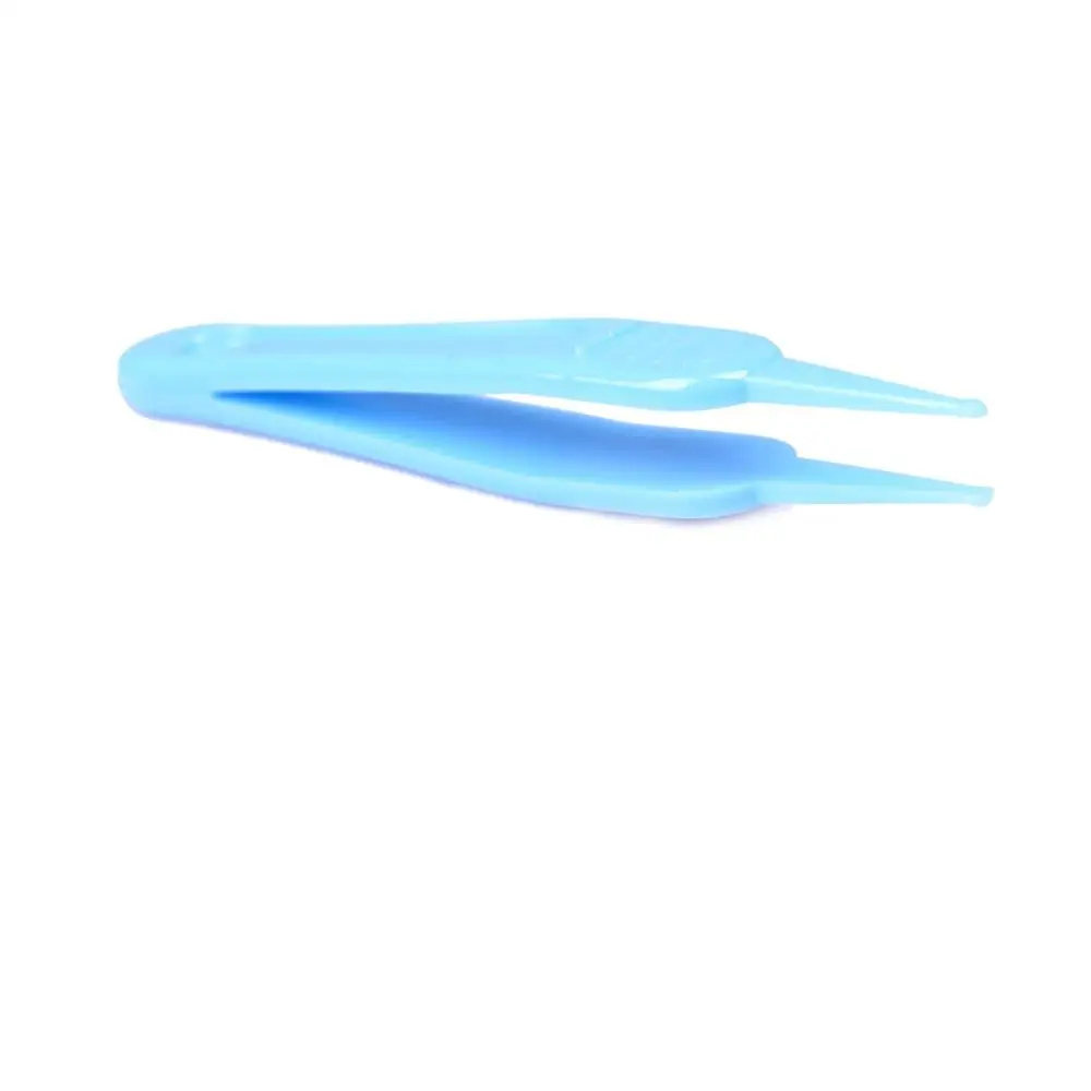 1 шт. уход за детьми; защита для ушей носа пупка пластиковый чистый Пинцет для младенцев Talheres Infantil Mamadeira Clips - Цвет: Blue