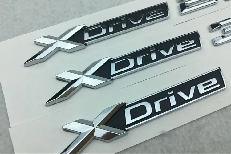 1 X новая хромированная наклейка с логотипом XDrive для автомобиля Drive 20i 25i 28i 30i 35i 40i 48i