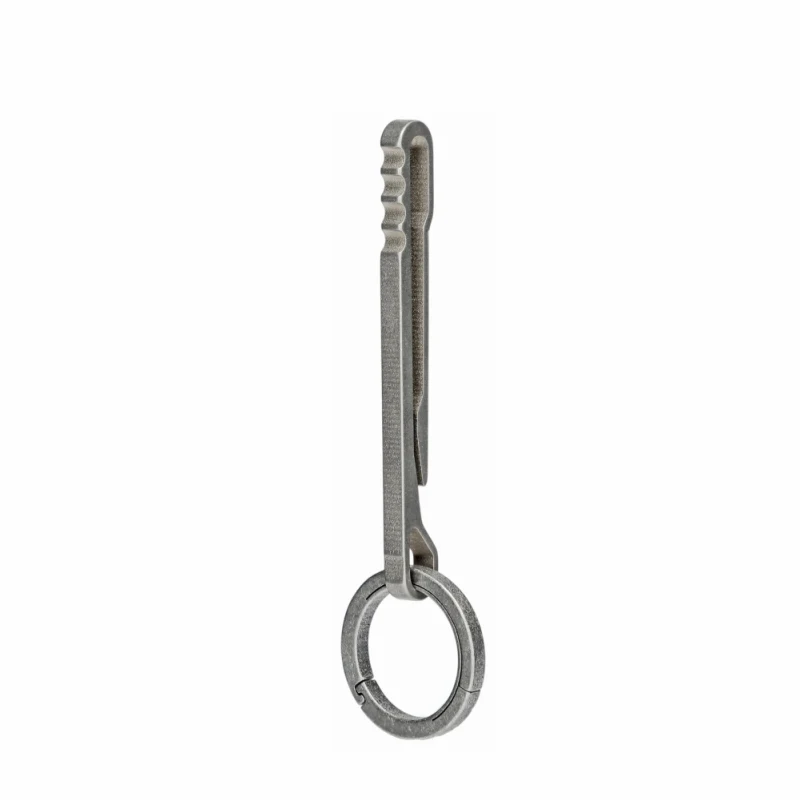 

Titanium Alloy Key Chain Clips Multi Functional Carabiner Outdoor Camping Bottle Opener Belt Clip Car Keychain Hook Lock Tools