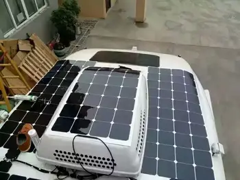 

The best choice for outdoor travel, Sunpower semi-flexible 100w 12v to the car charging, semi-flexible solar panels