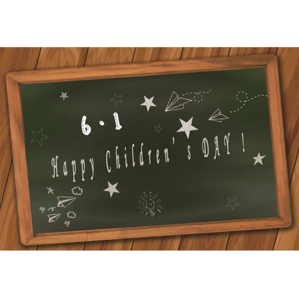 

Laeacco 6.1 Children Day Blackboard Party Baby School Photography Background Customized Photographic Backdrops For Photo Studio