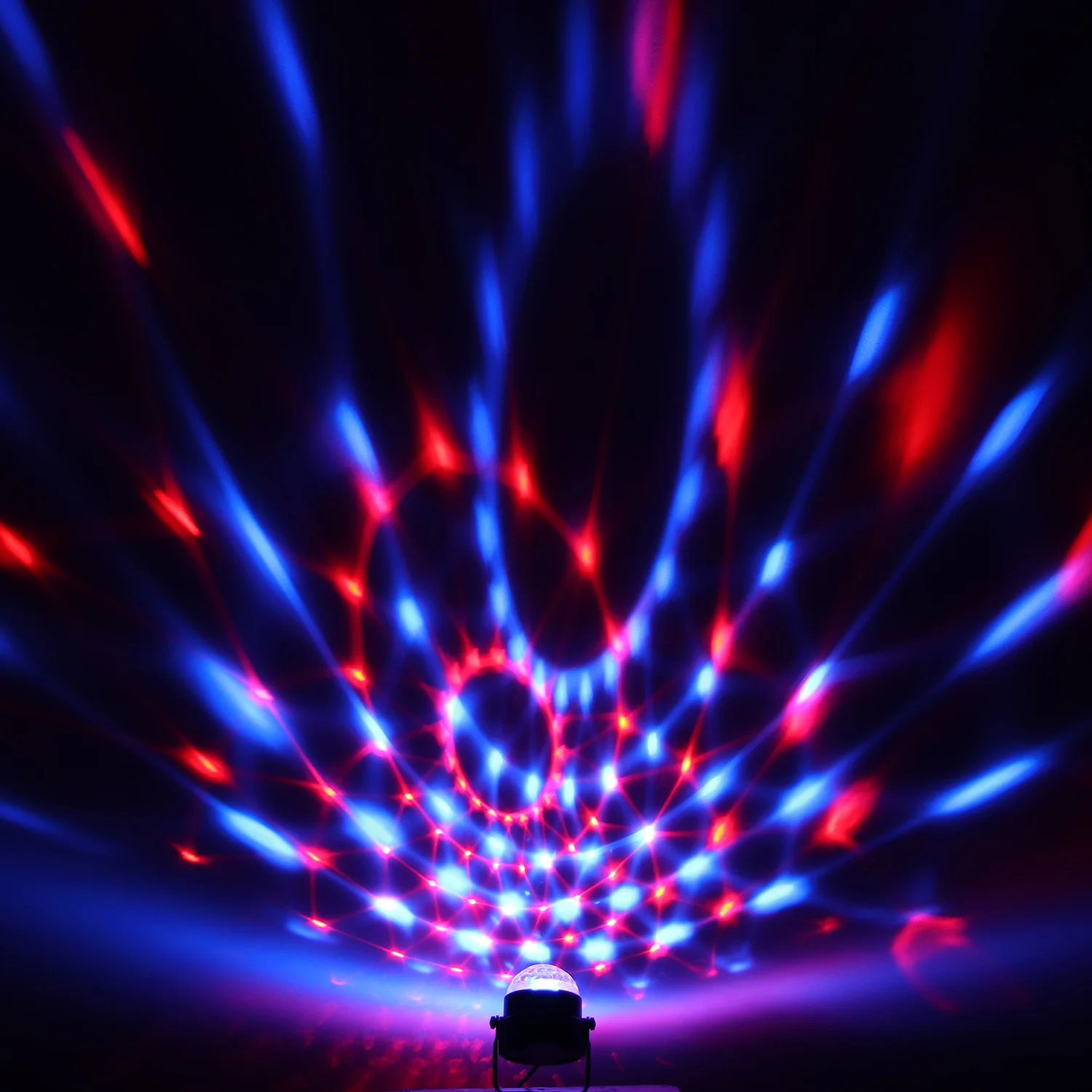 Вечерние светильник диско-шар вращающийся Звук Активированный стробоскоп сценический светильник для дня рождения DJ Детский Рождественский Lumiere звуковой светильник s светодиодный диско-светильник s