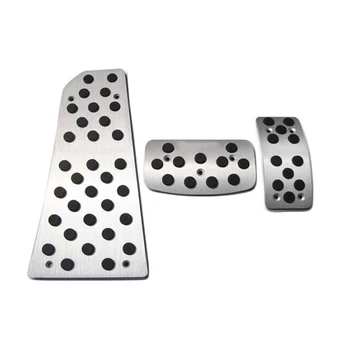 

Pedal Pedales Plate Pads Styling Sticker Cover Fuel Gas Footrest Accelerator For Mitsubishi ASX PAJERO LANCER EX 2007-2015 AT