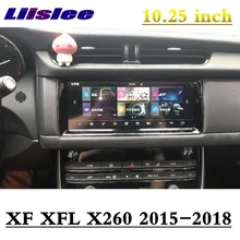 Для Jaguar XE XF XFL X260 R-Sport- NAVI LiisLee Автомобильный мультимедийный 10,25 'gps wifi Аудио CarPlay адаптер Радио Навигация