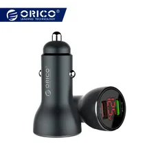 ORICO UPF-K2 Mini QC3.0 Intelligent USB Car Charger 30W Quick Charge 3.0 Aluminum Mobile Phone Tablet GPS USB Charger for iPhone