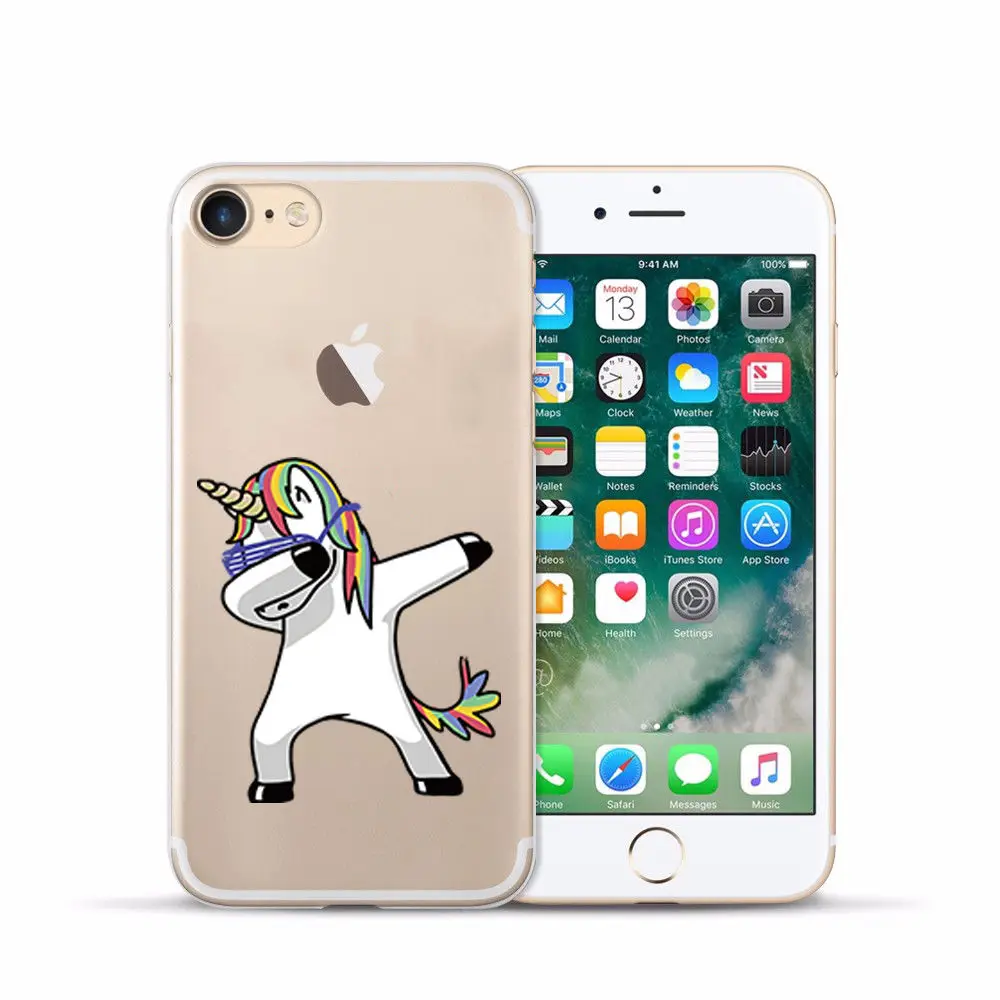 Arvin Plain Case FOR Iphone 7 5 5S 6sPlus X XS Max XR Painting Silicon Cover FOR Iphone 6s Soft Clear Protective TPU Back Cover (5)