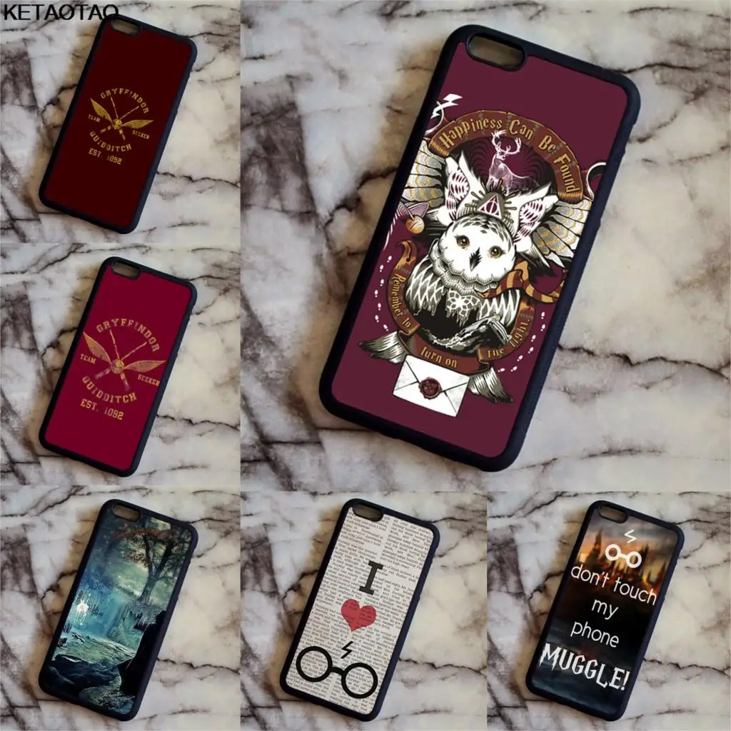 

KETAOTAO Harry Potter Gryffindor Owl Phone Cases for Samsung S3 4 5 6 7 8 9 Note 4 5 7 8 Case Soft TPU Rubber Silicone