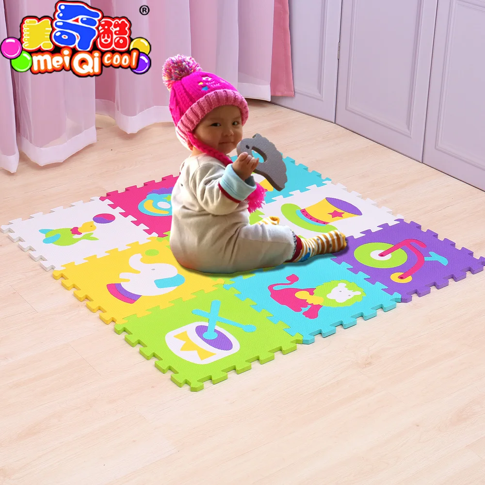 

circus Children's soft developing crawling rugs,baby play eva foam puzzle mat,pad floor for baby games 30*30*1cm mat for kids