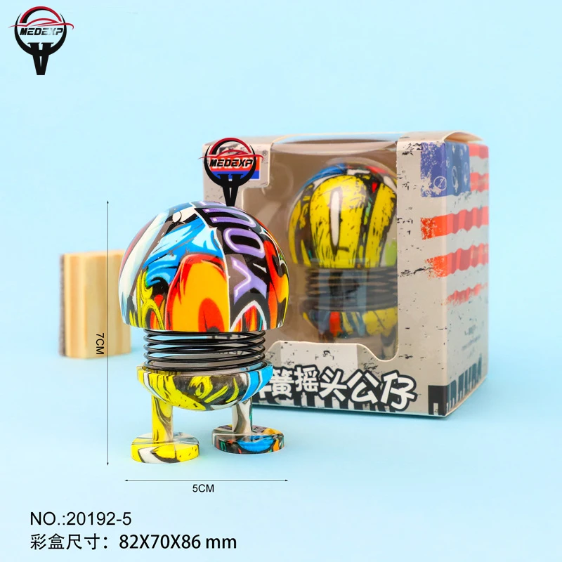 

car accessories car decoration expression creative cute doll shaking head decoration gift jewelry spring shaking head doll