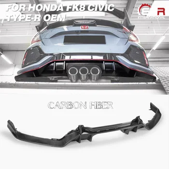 

Carbon OEM Diffuser For FK8 CIVIC TYPE R OEM Glass Fiber/FRP Rear Diffuser Body Kit Tuning Trim For Civic FK8 Racing Part
