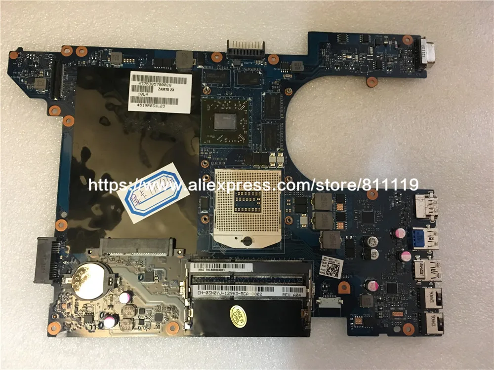 Полностью протестированная материнская плата для ноутбука Dell Inspiron 15R 7520 с HD 7670 1G