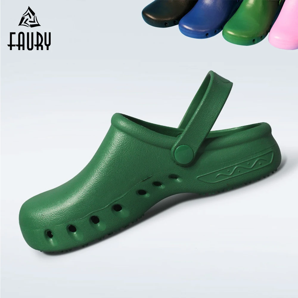 

Hospital Soft Surgical Scrub Shoes Doctor Nurse Medical Shoes Clog Cleanroom Lab Work Medical Accesssories Protective Slippers