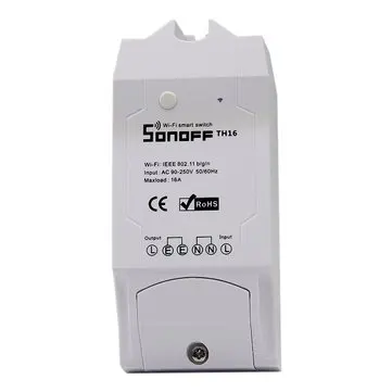 Itead Sonoff TH16 16A датчик температуры и влажности таймер управление датчиком умный