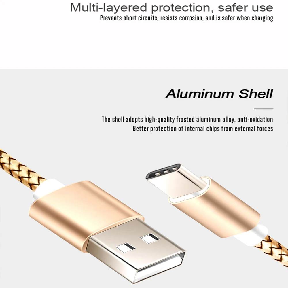 30 pcs USB Type C Cable Fast Charging USB C Cable for Samsung Galaxy S9 S8 Oneplus 6 Nylon Braided Data Sync Type-C Phone Cable 30 pcs USB Type C Cable Fast Charging USB C Cable for Samsung Galaxy S9 S8 Oneplus 6 Nylon Braided Data Sync Type-C Phone Cable