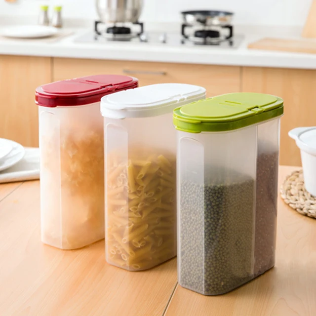 hot gczw kitchen cereal dry food storage container airtight lid hot gczw kitchen cereal dry food storage container airtight lid suitable for