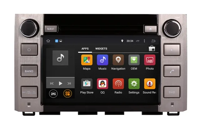Android 7.1 Car DVD Player for Toyota Tundra 2014 2015 with GPS