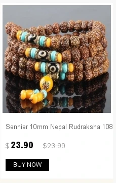 Sennier 6 м Nepal Rudraksha 108 Будда japa молитвенные бусины браслет с бабочкой для медитации ручной работы тибетско-буддистские ожерелья