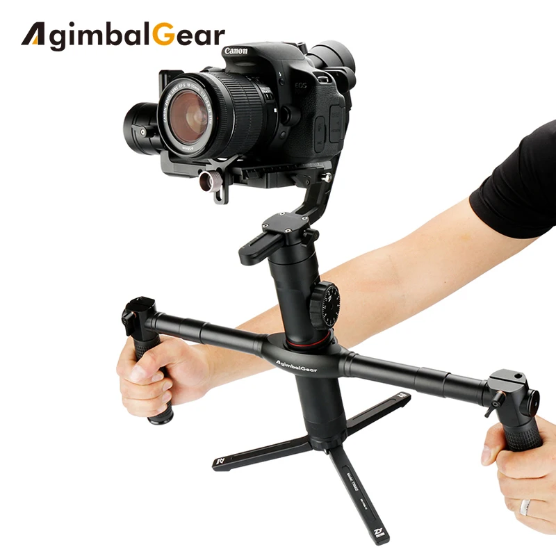 AgimbalGear двойной ручной удлиненной ручкой кронштейн для Zhiyun 2 V2 м плюс Gimbal
