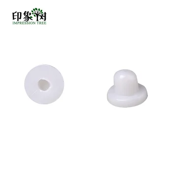 

100PCS Anti-Pain Anti-Allergy Earring Back Pads Silicone Cushion for Clip on Earrings White 27021