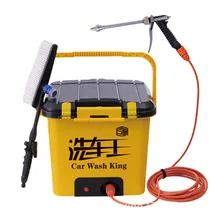 Бортовая электрическая моющая машина высокого давления для мытья автомобиля King Автомобильная моющая машина 35Л интеллектуальный насос из меди