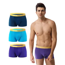 Arno 3 шт подарочная упаковка мужские хлопковые боксеры нижнее белье золотистого цвета для мужчин пижамы мужские трусы гигиенические белые, MTU50902-3L