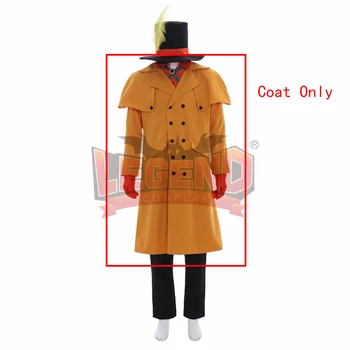 

My Hero Academia Boku no Hero Akademia Mr.Compress Atsuhiro Sako Cosplay Costume Long Coat Only Trench