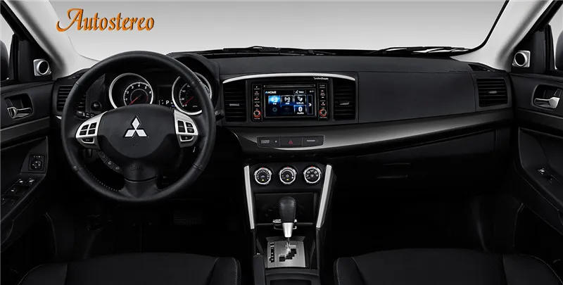 Discount 7" Android8.0 Car GPS navigation AutoStereo For Mitsubishi OUTLANDER LANCER-X ASX multimedia palyer SatNAV headunit Built-in DSP 4