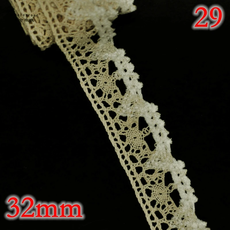 5 ярдов(4,5 м)/партия вышитые хлопковые кружевные Швейные аксессуары для рукоделия ручной работы для одежды/сумки/свадьбы/украшения/скрапбукинга