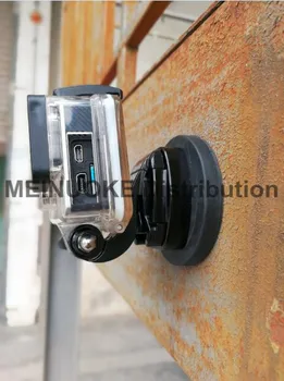 

Rubber Coated Magnetic Car Suction Cup with Tripod Mount for Gopro Hero / SJCAM / XIAOMIYI Action Camera