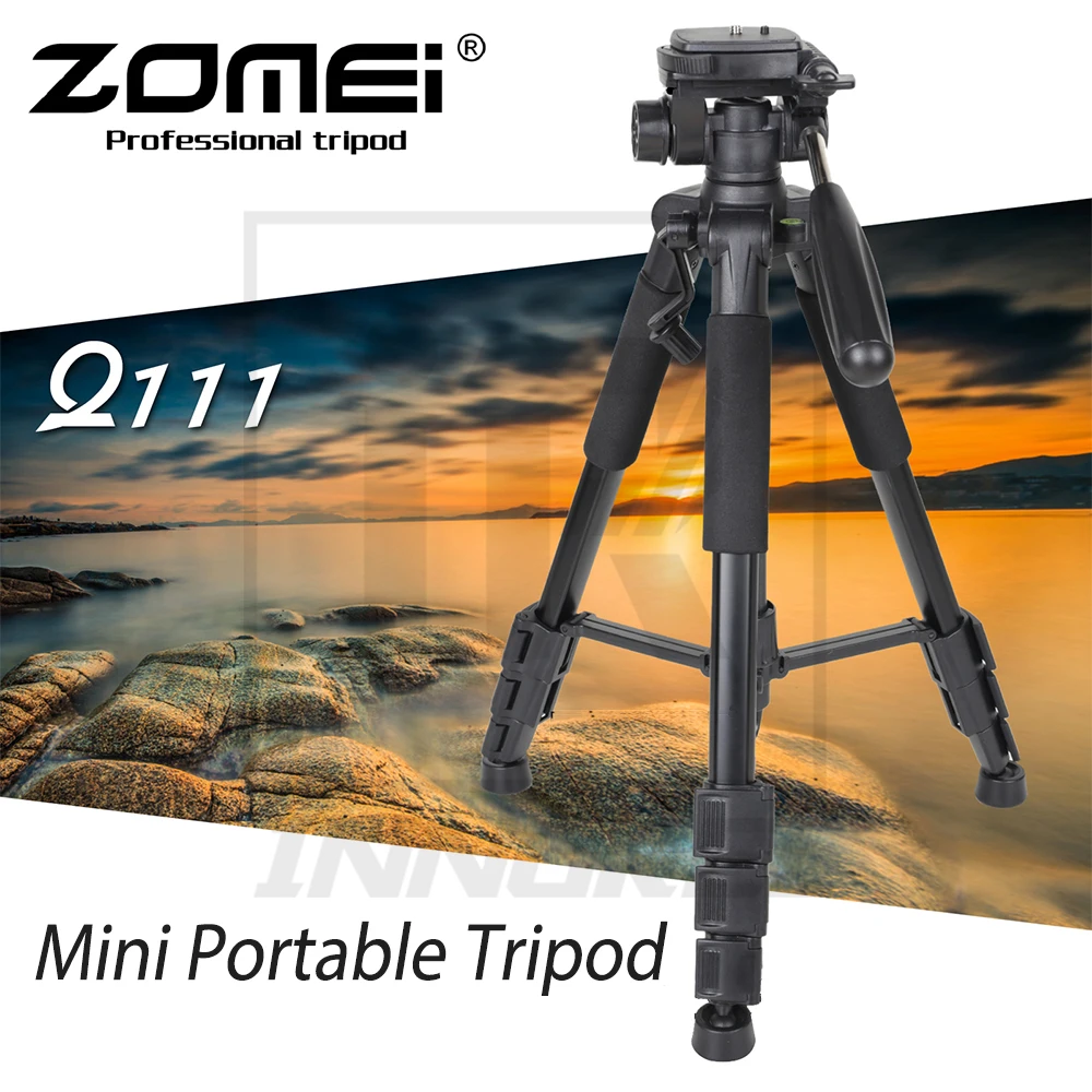 Prix pour Nouveau Zomei En Alliage D'aluminium Q111 Mini Portable Trépied pour APPAREIL photo REFLEX NUMÉRIQUE professionnel lumière compact voyage stand Prix pour Nouveau Zomei En Alliage D'aluminium Q111 Mini Portable Trépied pour APPAREIL photo REFLEX NUMÉRIQUE professionnel lumière compact voyage stand