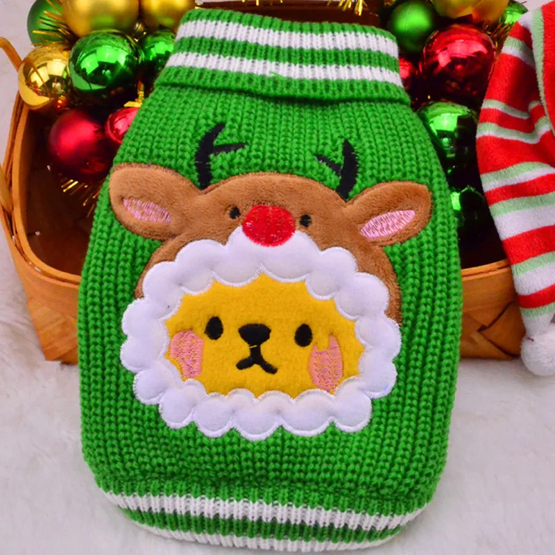 Одежда для домашних животных Рождественский свитер для домашних животных красивая одежда для собак