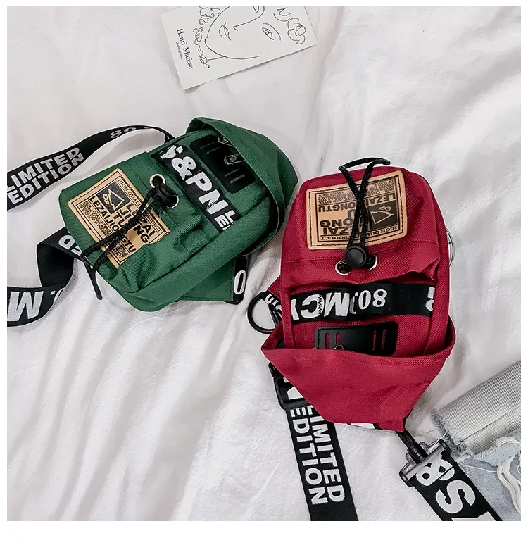 Новые женские сумки, модная женская нагрудная сумка, трендовая Корейская версия сумки через плечо, Повседневная простая сумка-мессенджер