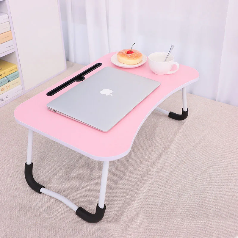  Simple Computer Desk student dormitory Bed desk Folding table Multifunction laptop table Fashion be