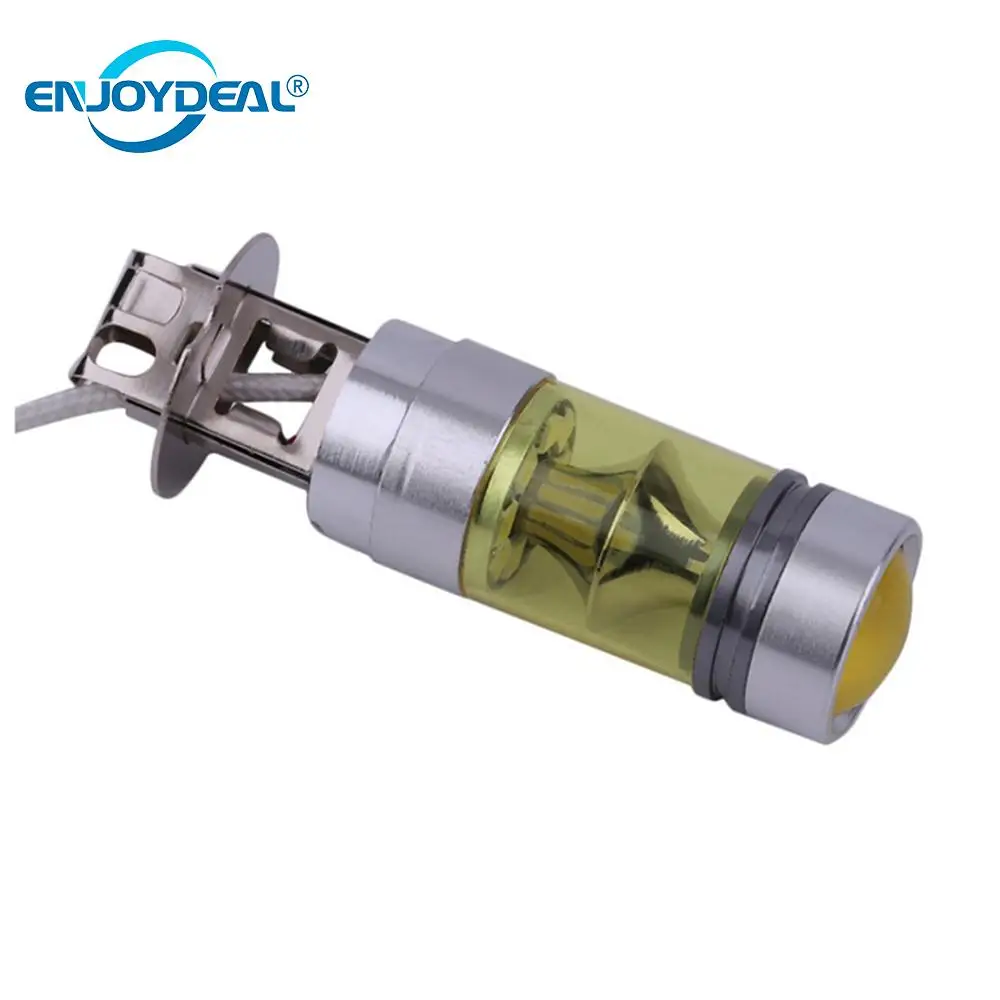 

2pcs Fog Light Super Bright SMD 2828 H3 100W LED Light Bulb 20 LED Car DRL Daytime Running Light Fog Light Headlight Lamp Bulb