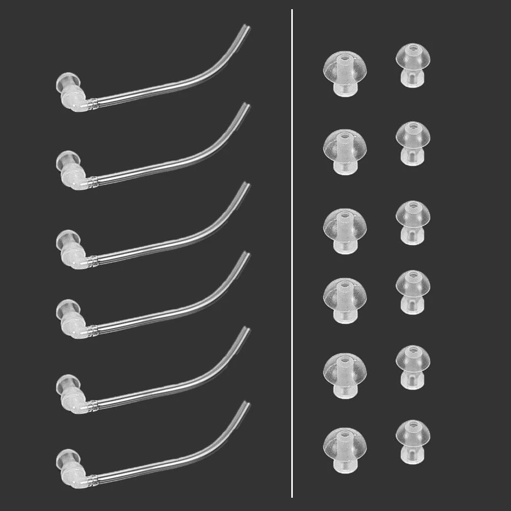 New High quality 18pcs Ear Plug + 6 tubes Siemens Resound BTE Hearing