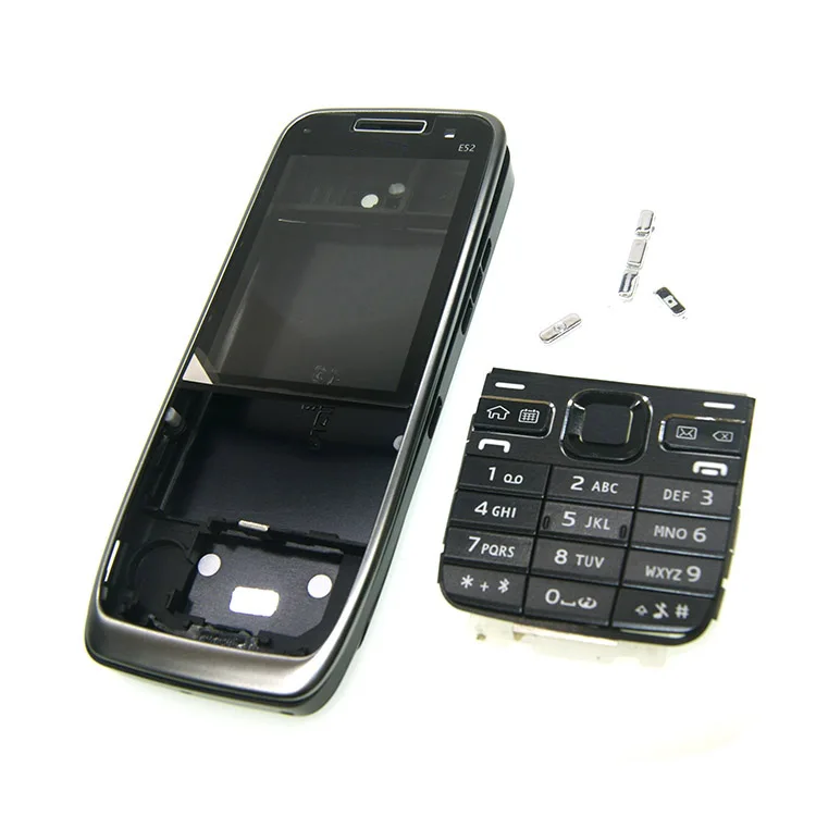 Полная передняя крышка E52 клавиатура для Nokia E52 батарея задняя крышка высокое качество корпус+ клавиатура