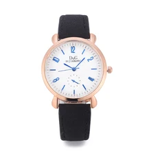Mulheres de luxo Da Marca Relógios 2018 Moda Casual Subiu Mostrador em Ouro Relógio de Quartzo de Couro Das Senhoras Elegante Dress Watch Relogio feminino